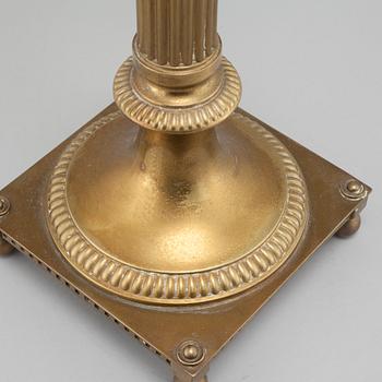 A paraffin lamp by Arvid Böhlmark in Stockholm, made around year 1900.