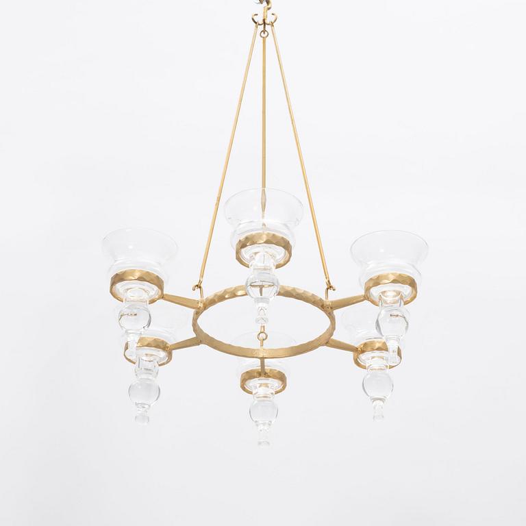Bertil Vallien, chandelier, Boda smide, late 20th century.