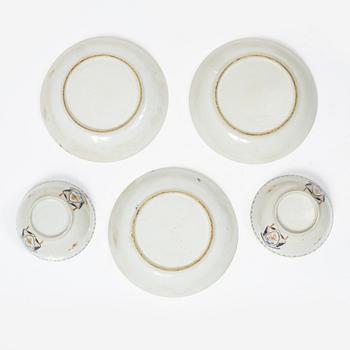A collection of export porcelain, China, Qing dynasty, 18th century.