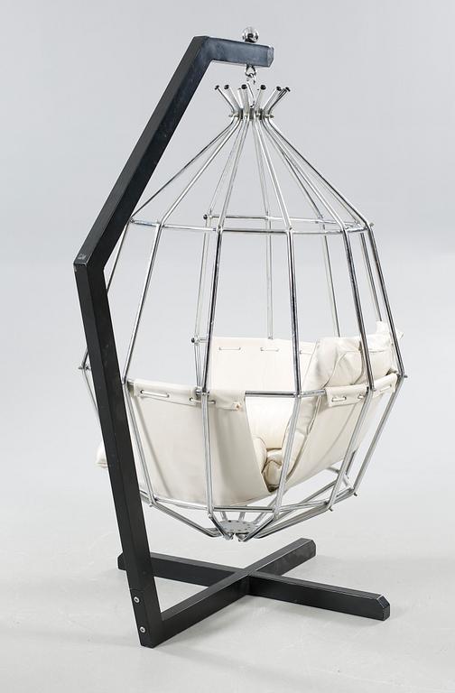 IB ARBERG, fåtölj, "Papegojan", Ibar Design AB, Jönköping, Formgiven 1970-71.