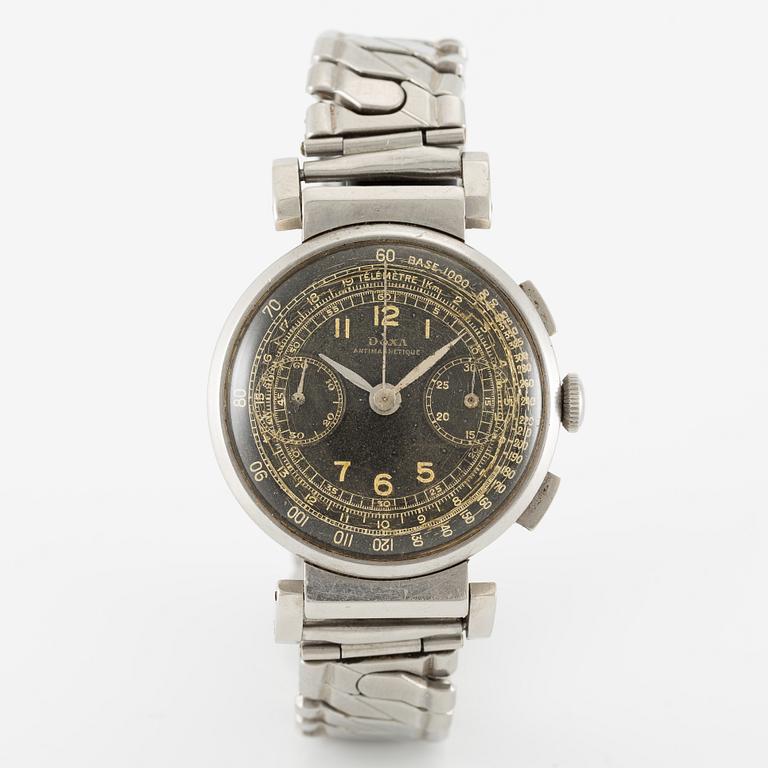 Doxa, "Hooded Lugs", chronograph, wristwatch, 35 mm.
