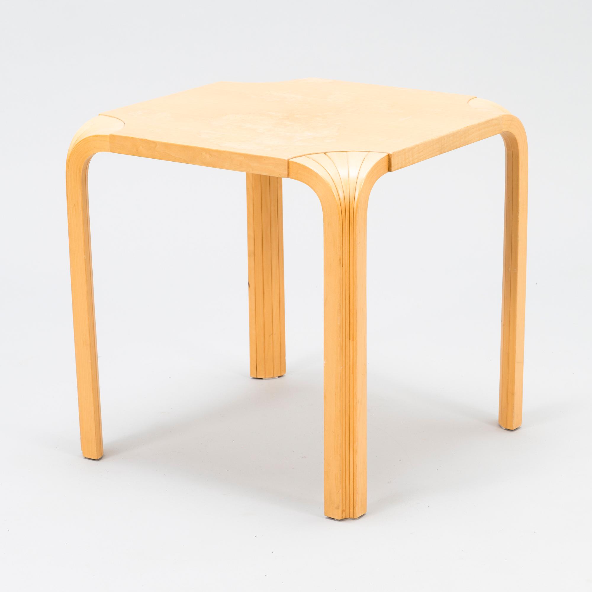 ALVAR AALTO, An 'X601' Stool for Artek, 2000s.