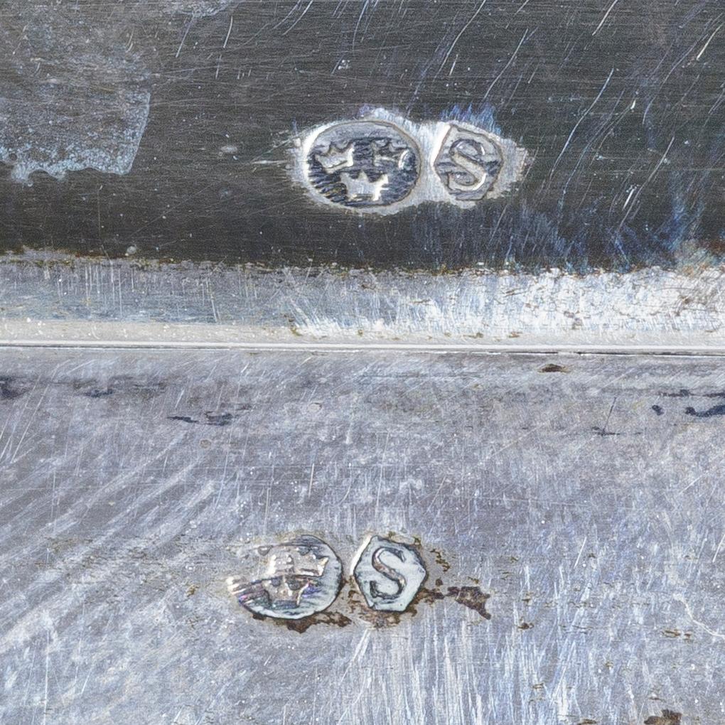 Cigarrskrin, silver, 1915.