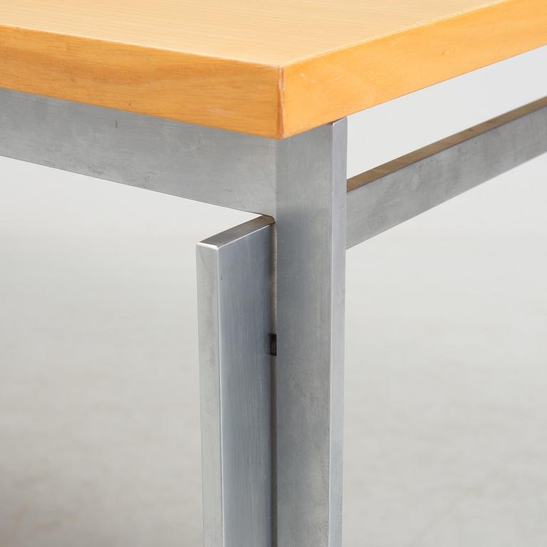 A Poul Kjaerholm "PK-55" table from Fritz Hansen, Denmark.