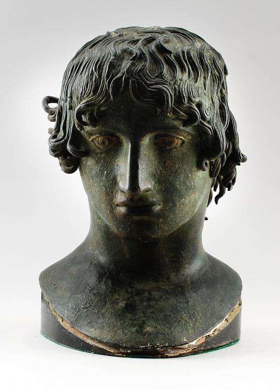 SKULPTUR, brons, 1900-talets början, kopia efter antiken.