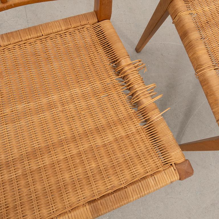 Josef Frank, chairs 6 pcs model no 970 for the company Svenskt Tenn.