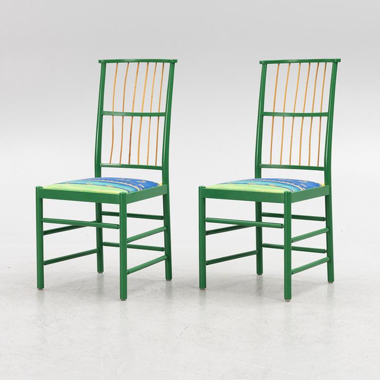 Josef Frank, stolar, ett par, model 2025, Firma Svenskt Tenn, formgiven 1925.