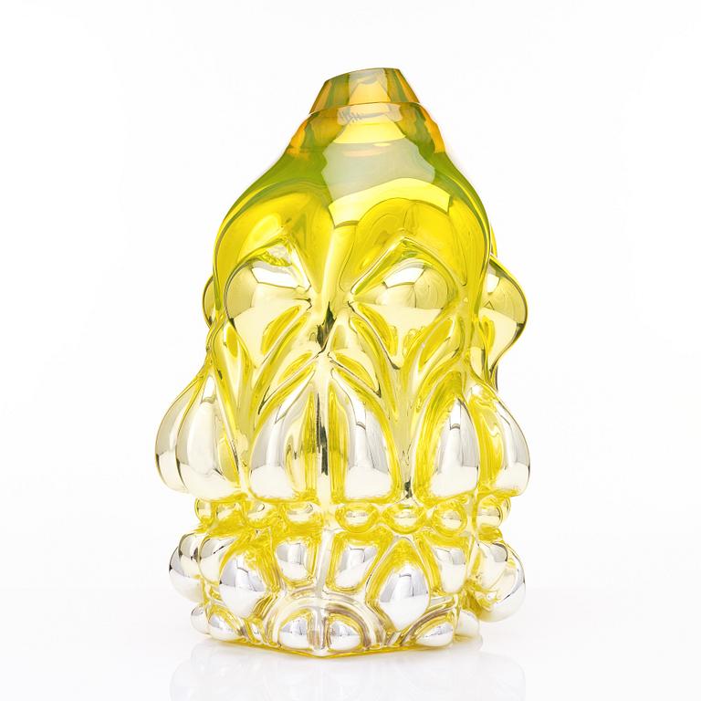 Hanna Hansdotter, skulptur, 'Stucco Print", ed. 6/13, The Glass Factory, Boda glasbruk, 2019.