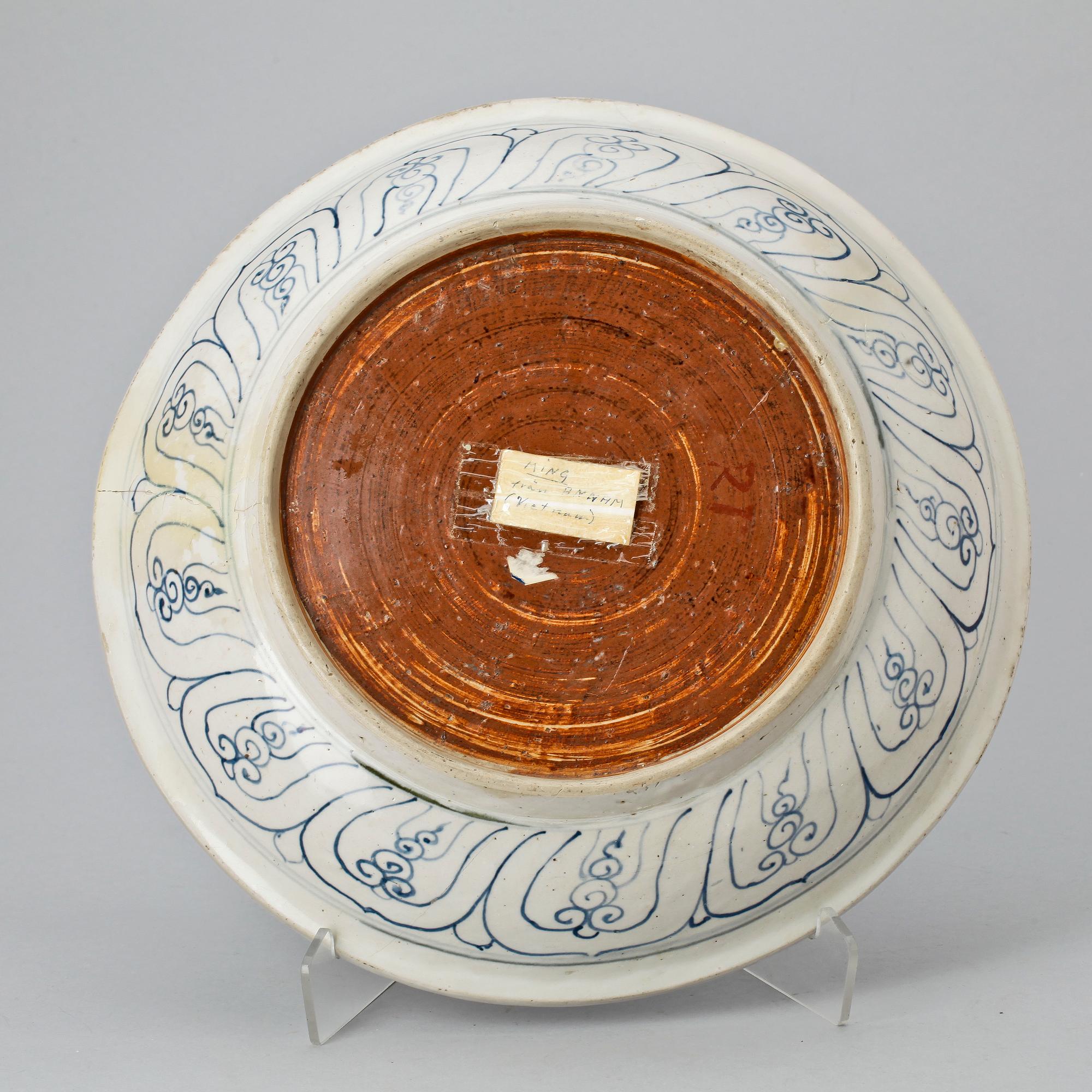 FAT, keramik. Annamesiskt (dagens Vietnam), 1800-tal.