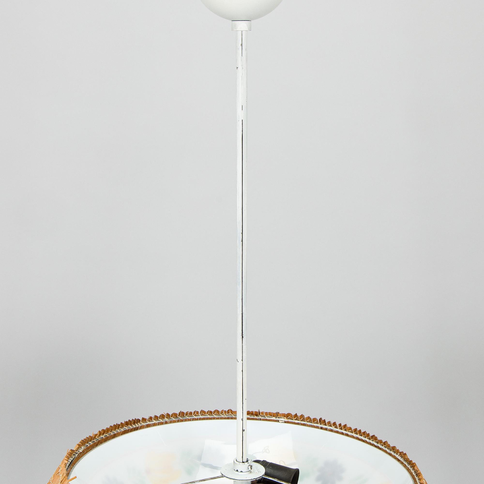 Paavo Tynell, A 1940s pendant ceiling light  for Taito and Kauklahden Lasitehdas.