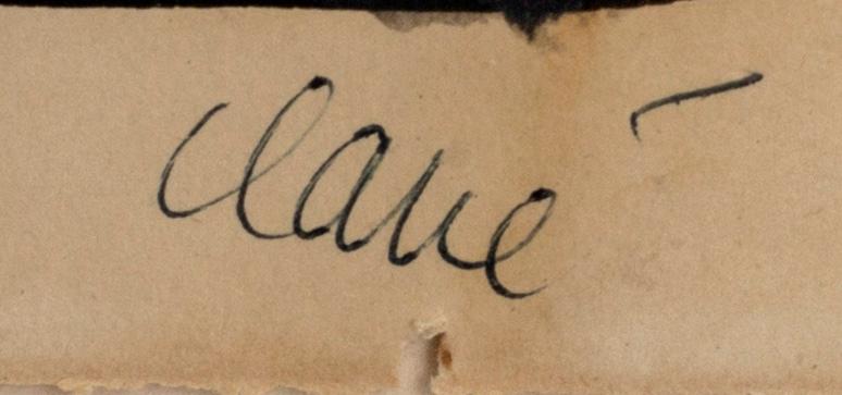 ANTONI CLAVÉ, mixed media, signed.