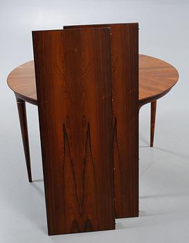 SIDEBOARD samt MATGRUPP, 5 delar, "Cortina", Svante Skogh, 1960-tal.