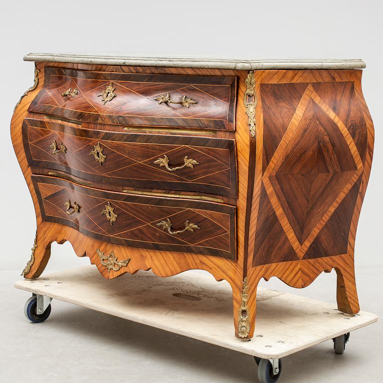 A Swedish Rococo 18th century commode.