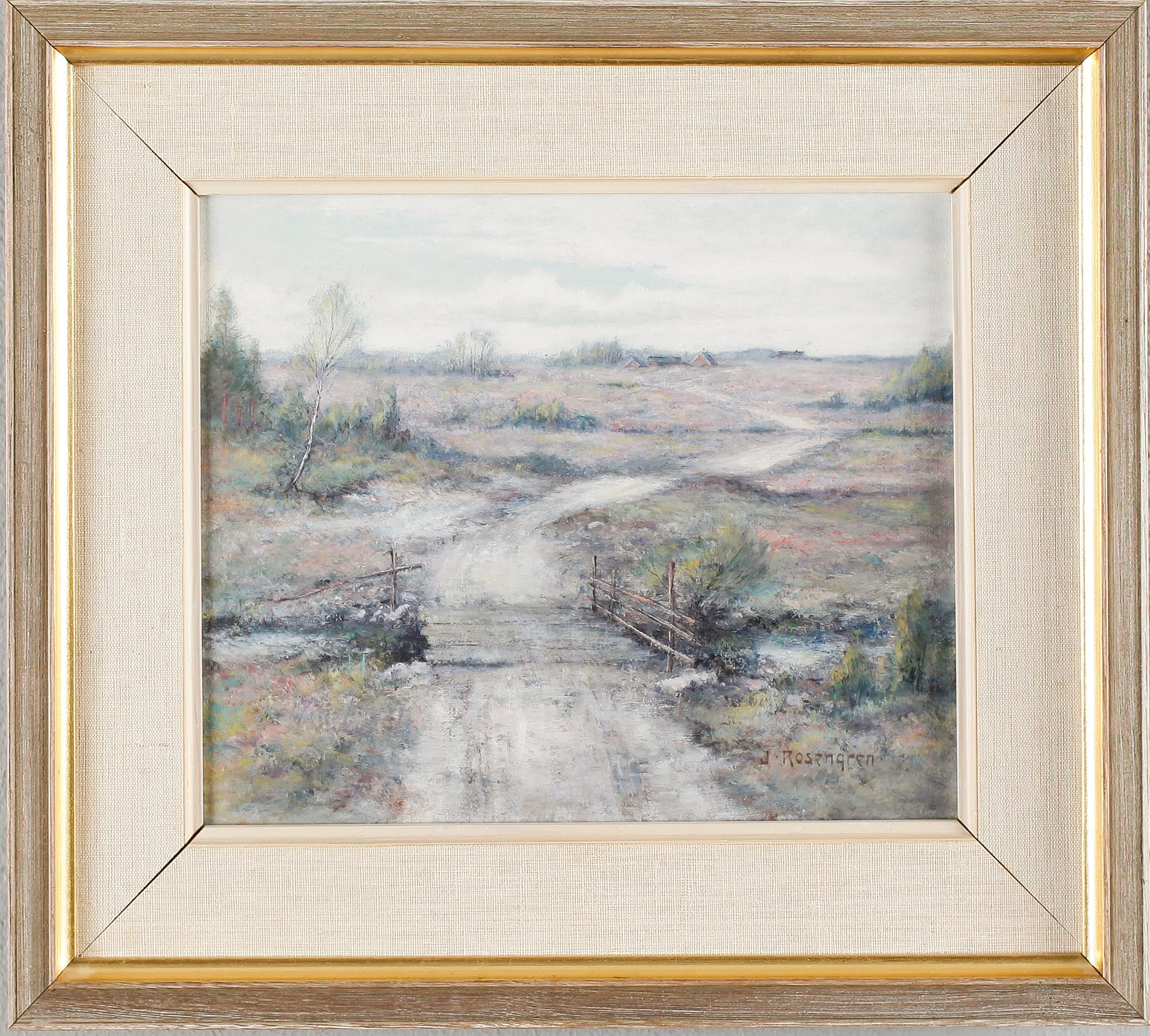 JEAN ROSENGREN, 2 st, olja på duk, signerade.