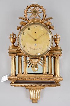 VÄGGPENDYL, gustaviansk, Hans Wessman, verksam 1787-1805 i Stockholm.