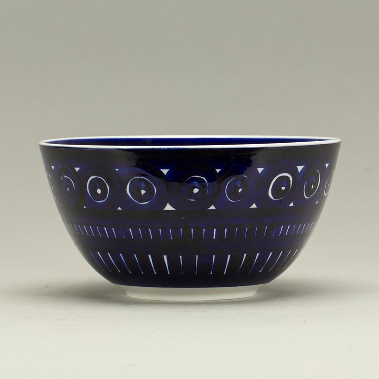SKÅL,  porslin, "Valencia", Ulla Procopé, Arabia, Finland.