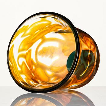 Eva Englund, skål, graal, glas, Orrefors 1979.