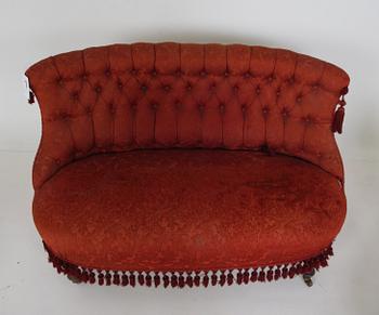 SOFFGRUPP, 4+1. Oscariansk, 1800-talets andra hälft.