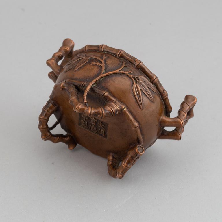 A bronze censer, China, modern.