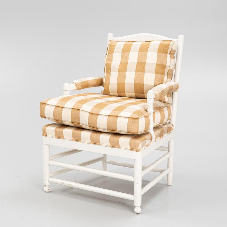 A Gustavian armchair, second half of the 18th Century.