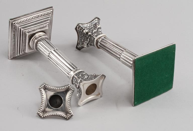 LJUSSTAKAR, silver, A Smith, Birmingham, England, 1961.