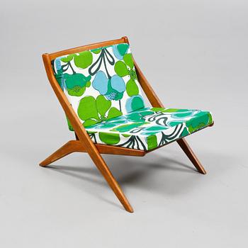 FÅTÖLJ, saxmodell, Folke Ohlsson, Bodafors, daterad 1960.