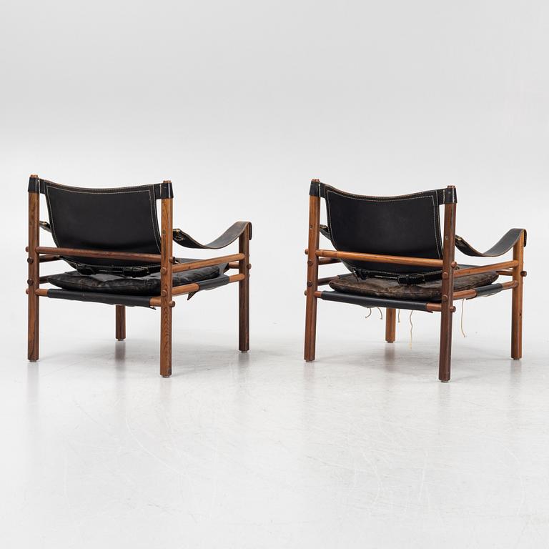 Arne Norell, a pair of 'Sirocco' easy chairs, Norell möbel AB, 1960-70s.