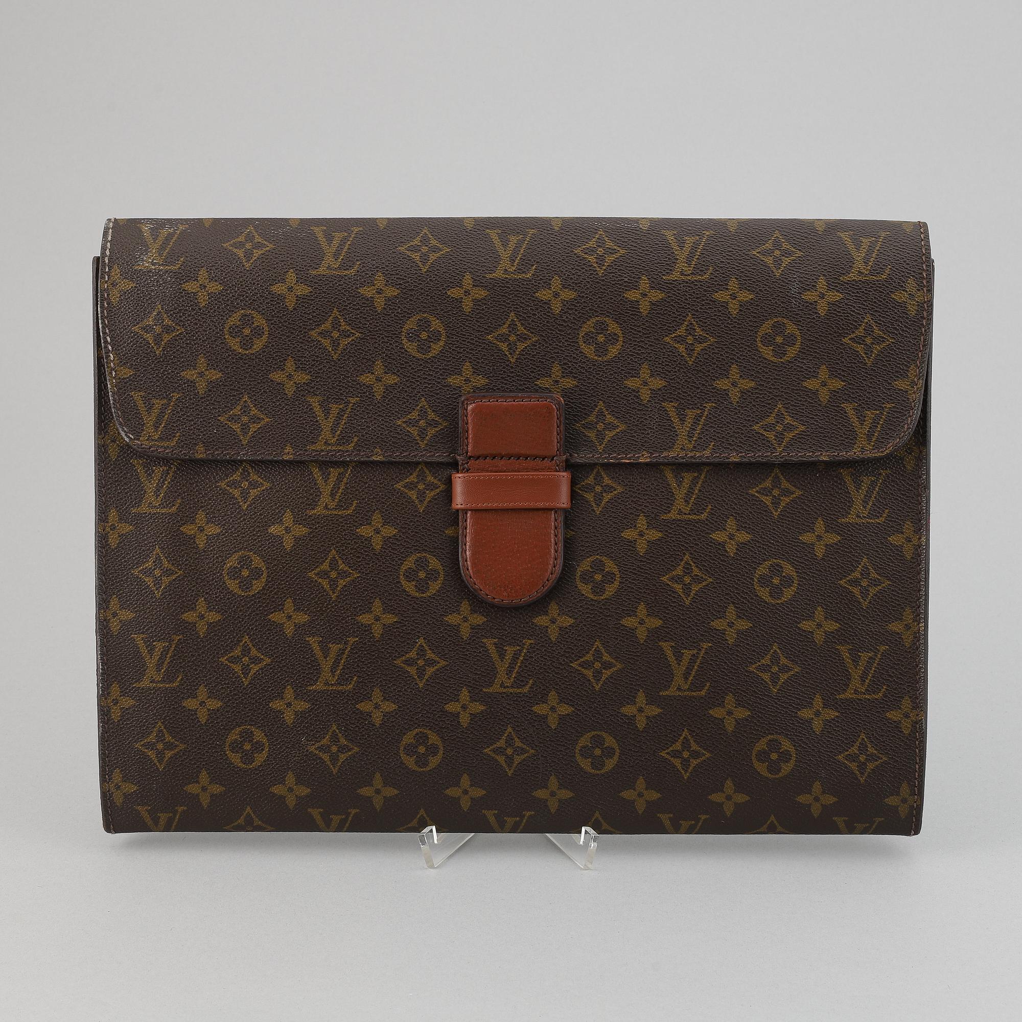 Louis Vuitton, a monogram canvas 'Documents' briefcase.