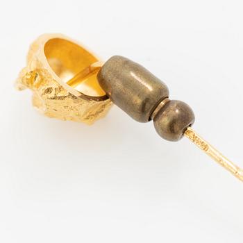 Lapponia, a brooch pin, 18K gold, Finland 1978.