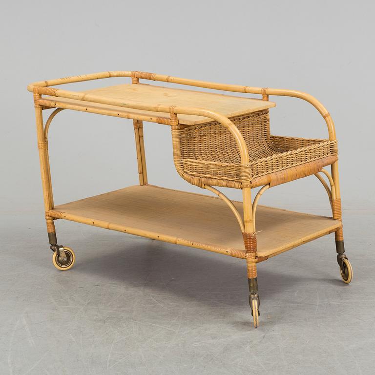 A mid 20th century model 892 serving trolley by Josef Frank for Firma Svenskt Tenn.