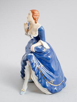 FIGUR, porslin, Royal Dux, 1900-talets första hälft.