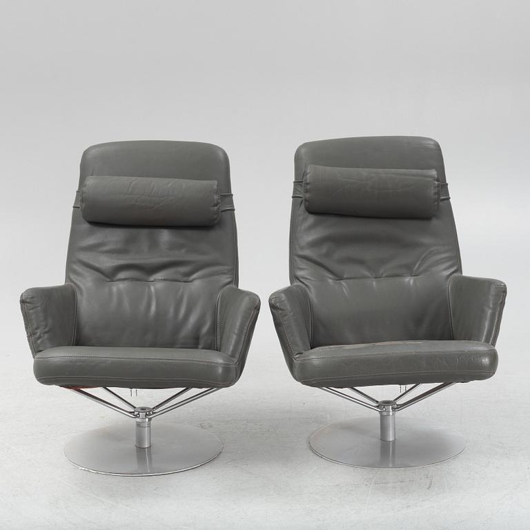 Kenneth Bergenblad, snurrfåtöljer, ett par, "Spider roto" för DUX 1900-talets slut.