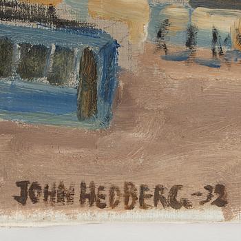 JOHN HEDBERG, oil on canvas, signed and dated -32.