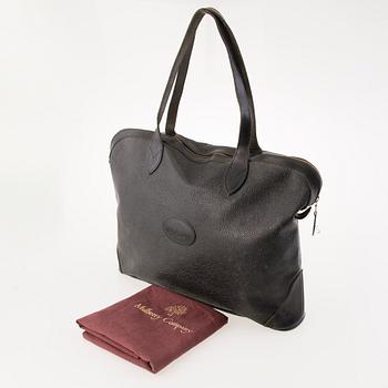 MULBERRY Vintage Black Scotchgrain Shopper Bag.