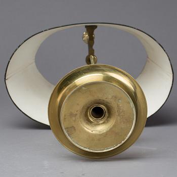 BORDSLAMPA, sk bouillottelampa. 1800-tal.