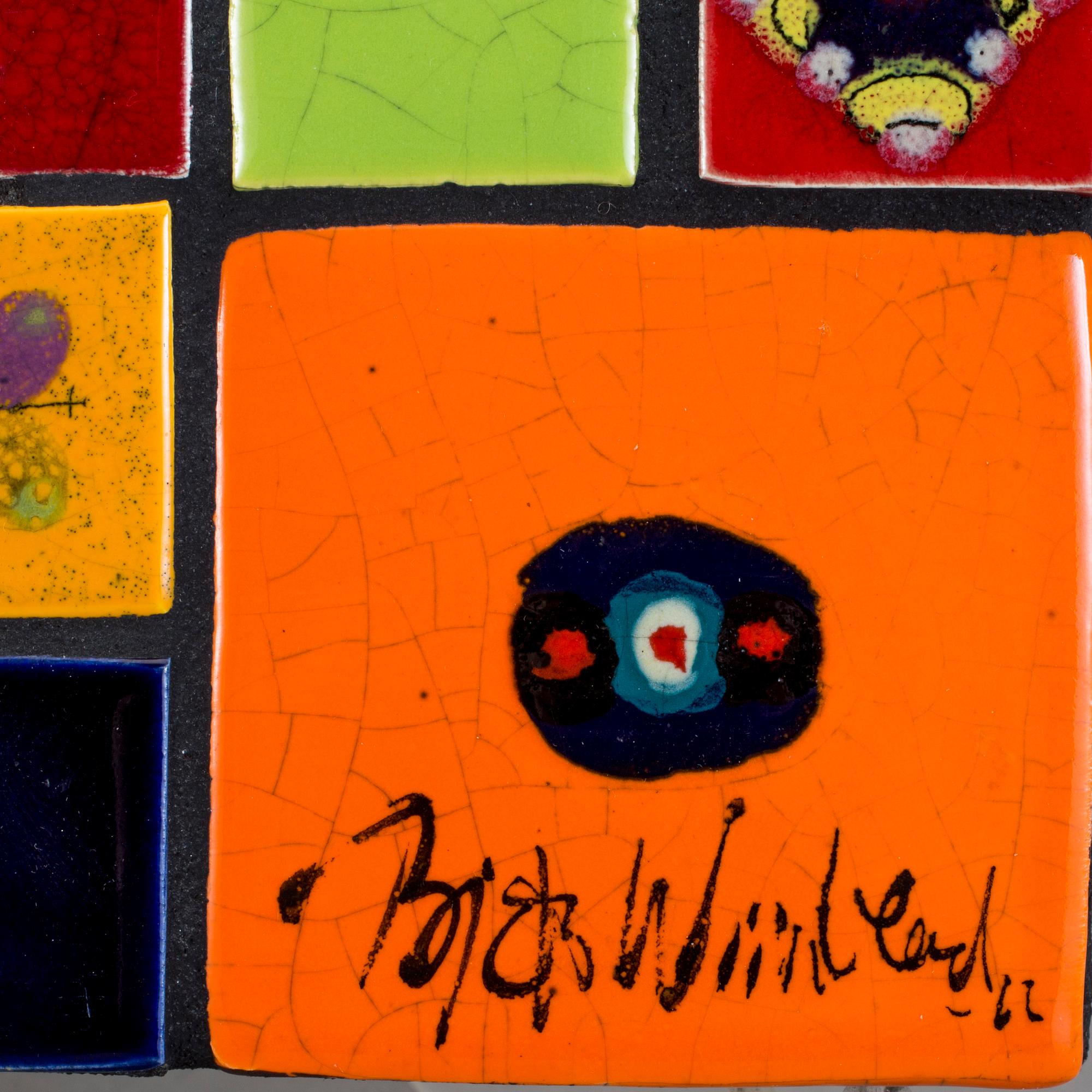 VÄGGPLAKETT, Björn Wiinblad, 1962.