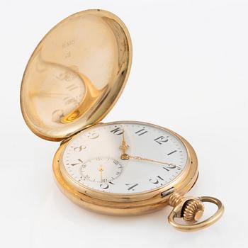 Zenith, pocket watch, hunter, 51 mm.