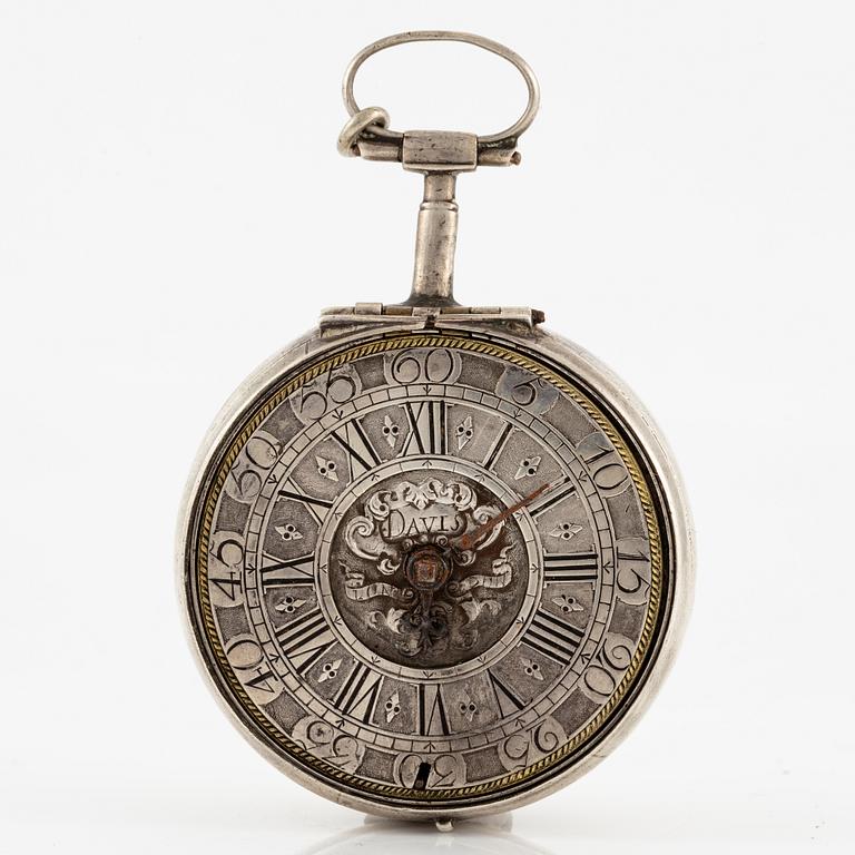 Fickur, av John Davis, London, tidigt 1700-tal, Barock.