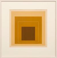 Josef Albers, "White line squares (II)", signed and numbered 89/125.