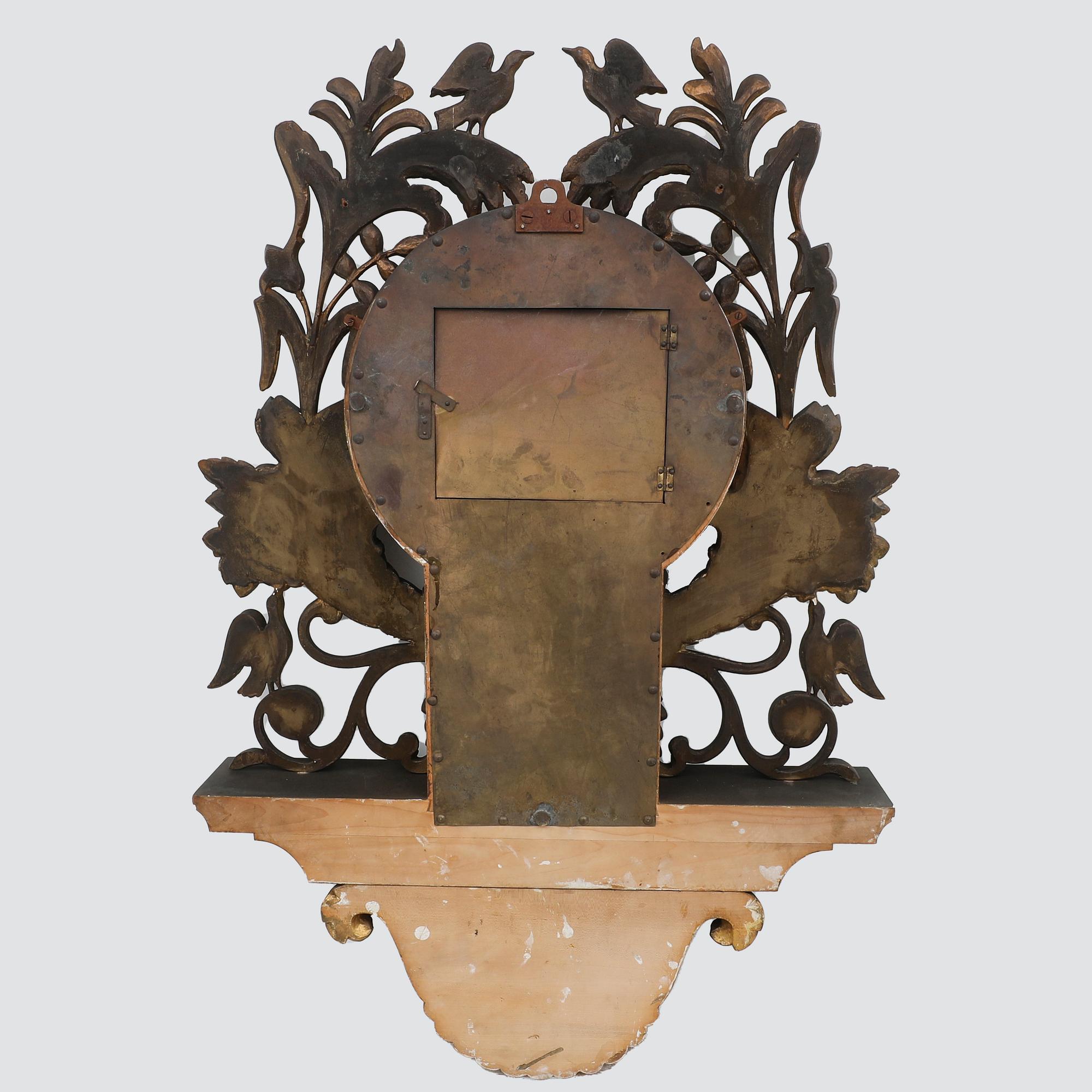 Wall clock in Gustavian style, early 20th century.