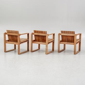 A garden table with sofa and three armchiars, Carl Hansen & Søn, Denmark.