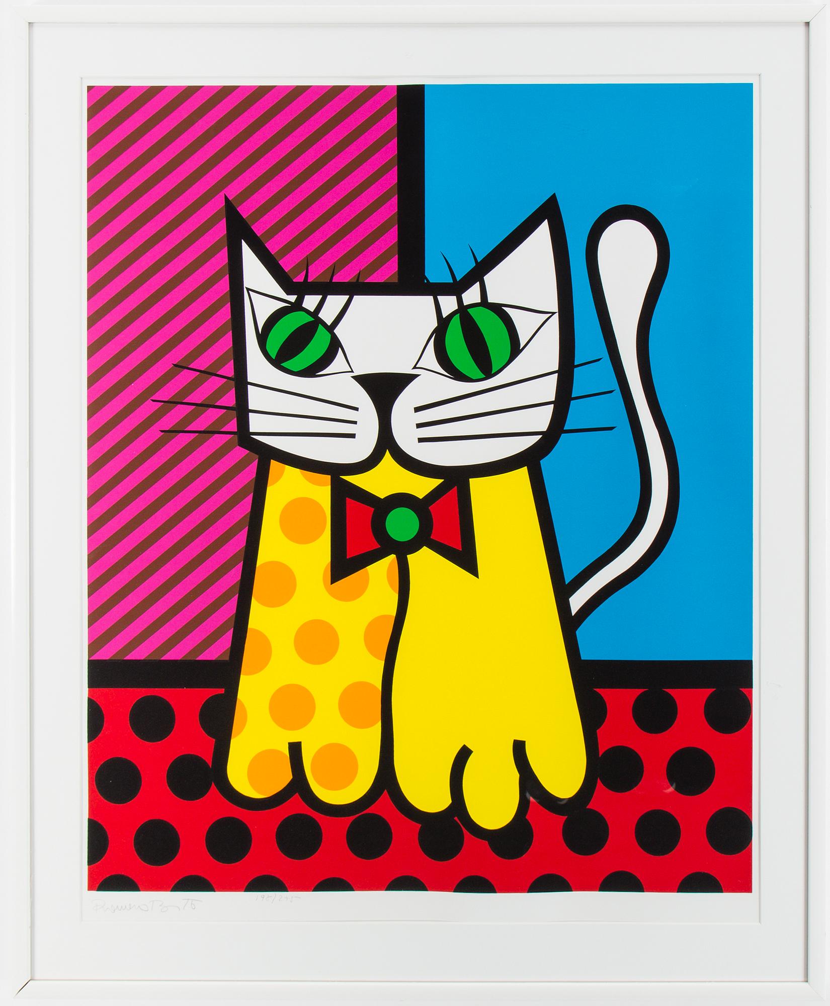 ROMERO BRITTO, color litograph. Signed and numbered 198/275.