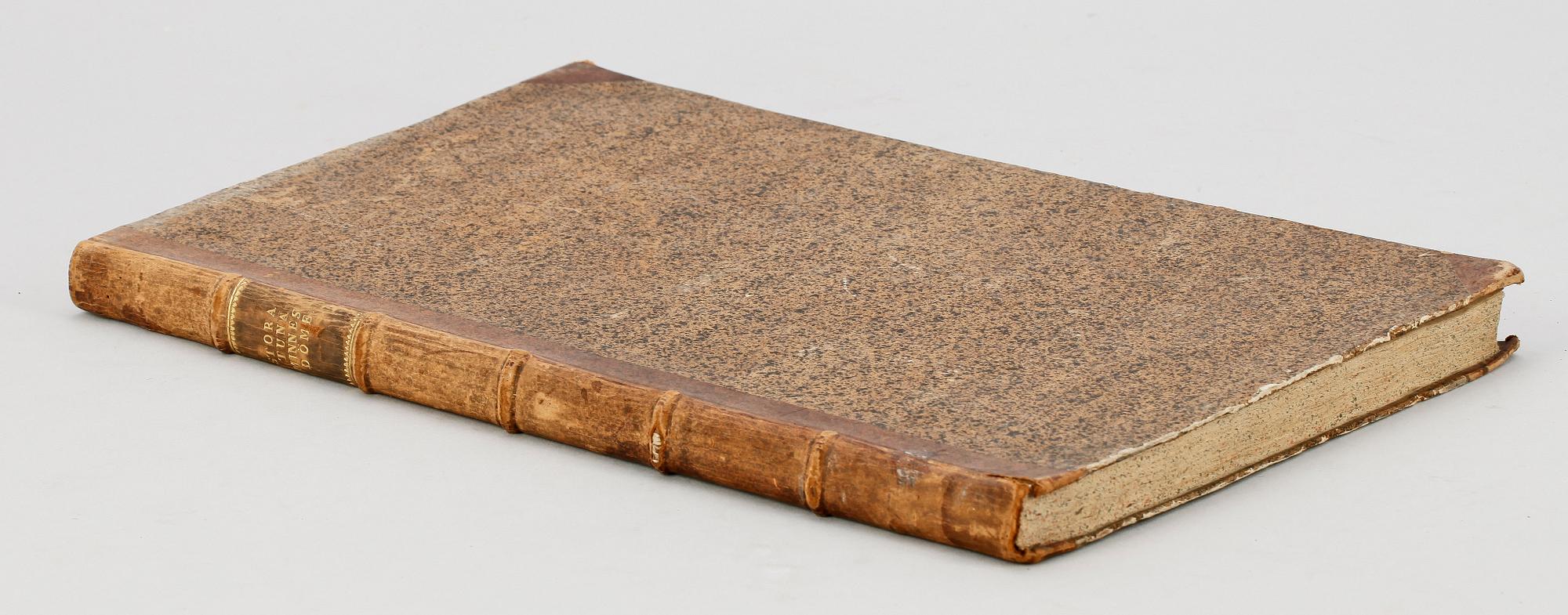 BOK, "Stora tuna i Dahlom och Bergom.." av Magnus Abraham Sahlstedt, Stockholm 1743.