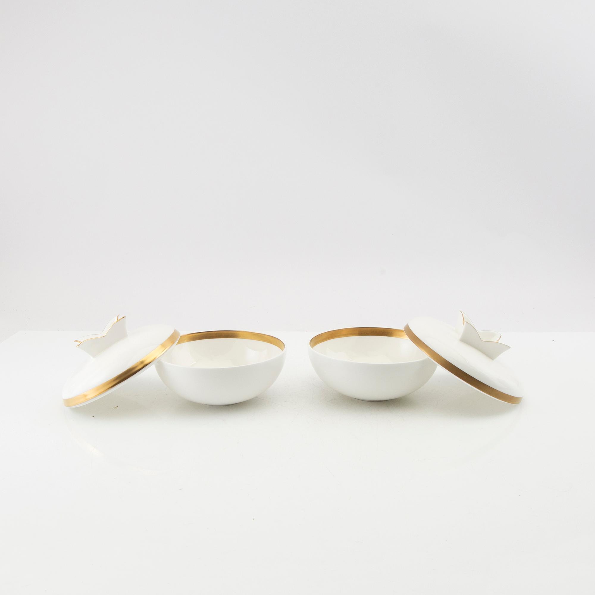 Karin Björquist och Gunnar Cyrén 12+14 Rörstrand/ Yamazaki.