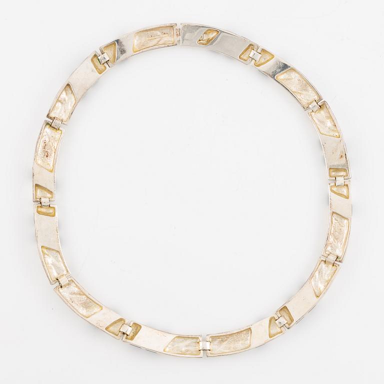 Lapponia, necklace silver and wood.