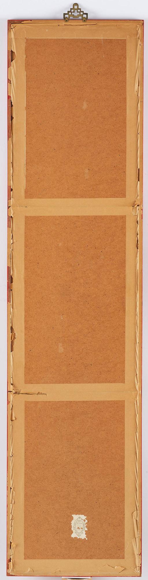 A Chinese painting, ink and colour on paper, signed Fei Yigeng (d.1870), late Qing dynasty.