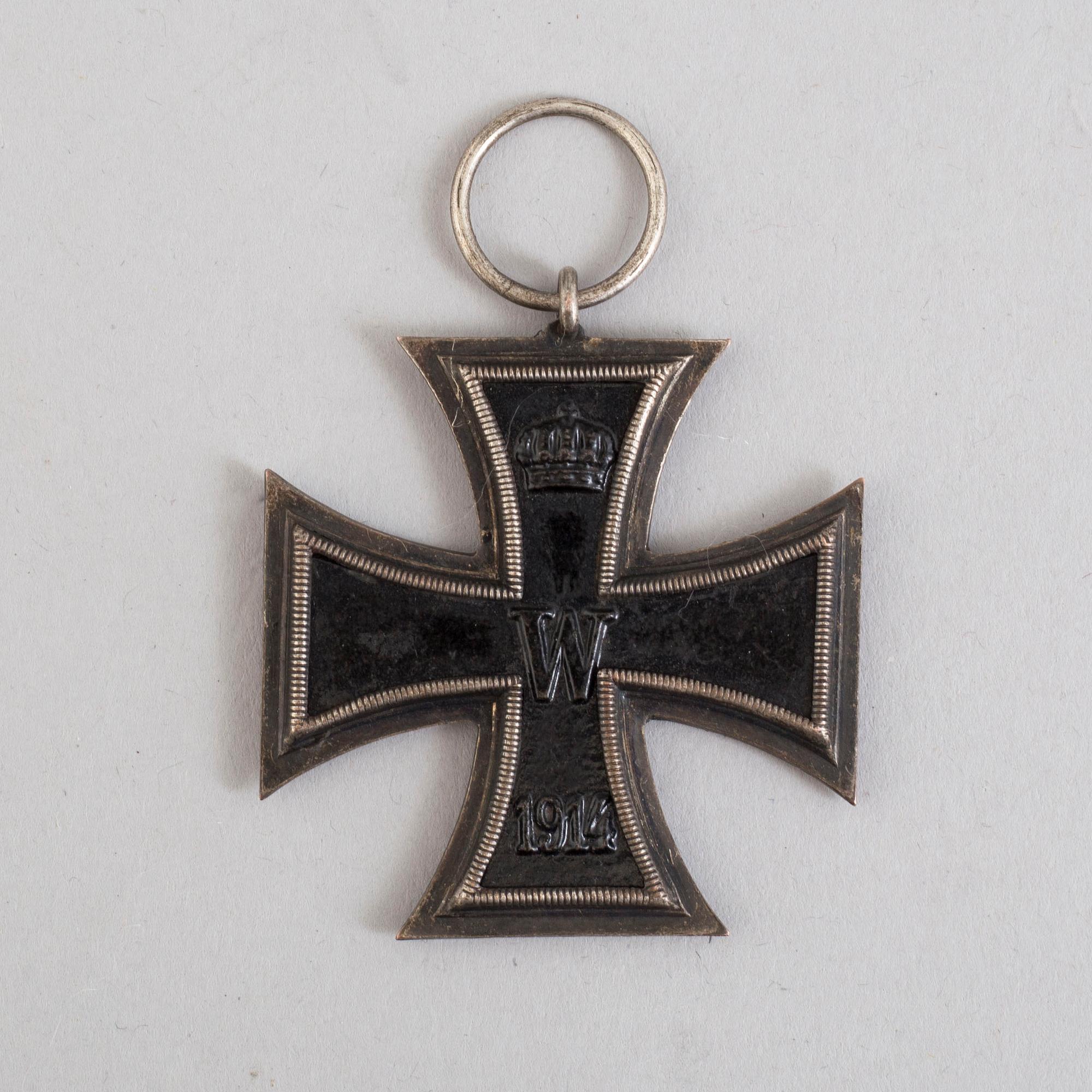 MEDALJ Järnkorset, Tyskland 1914 års modell, 2:a klass.