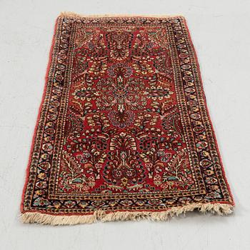 Rug, Sarouk, approx. 150 x 71 cm.