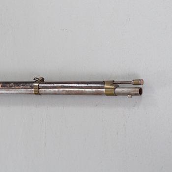 A percussion rifle, m/1857.
