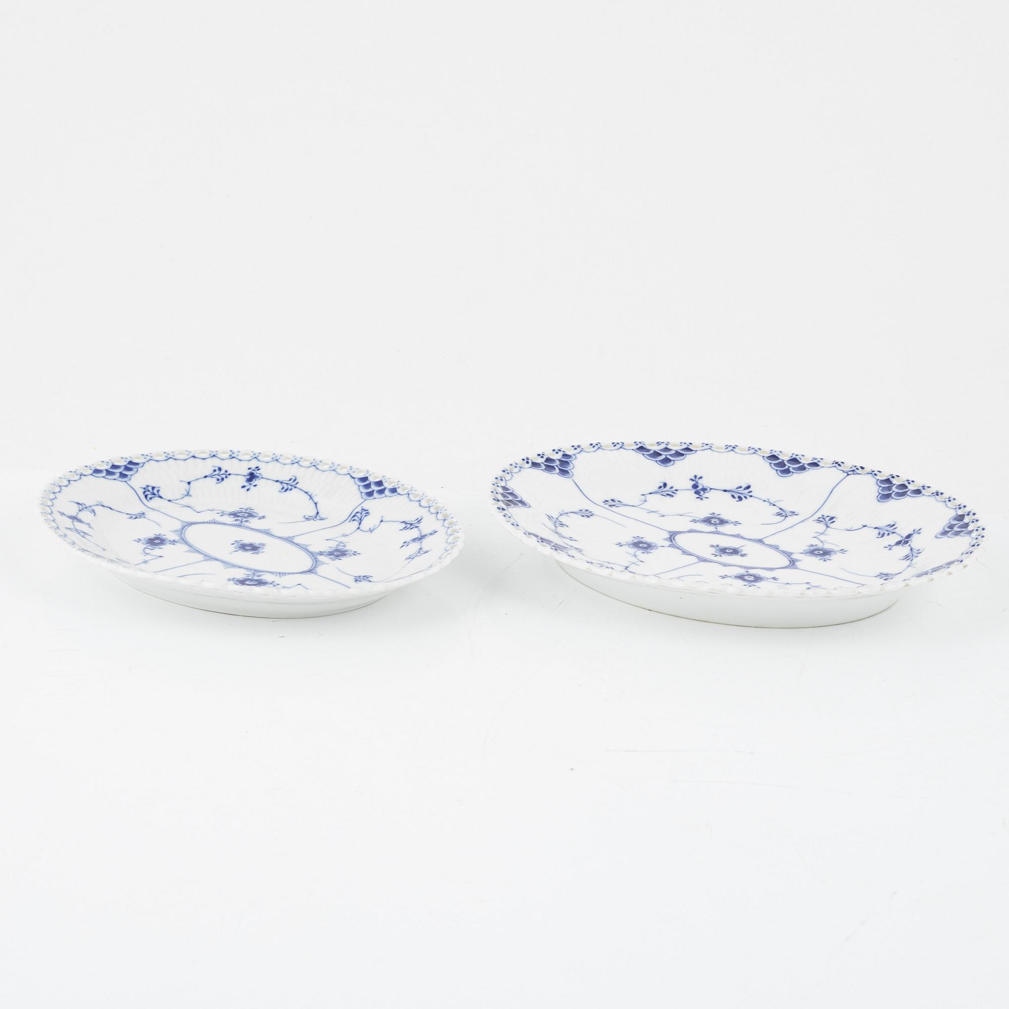Royal Copenhagen, a 'Musselmalet' porcelain dinner service, Royal Copenhagen, Denmark.